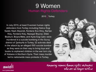 9 Women Human Rights Defenders (EN)