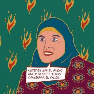 Manal Tamimi «Ustedes son el fuego que permite a todxs conservar el calor»
